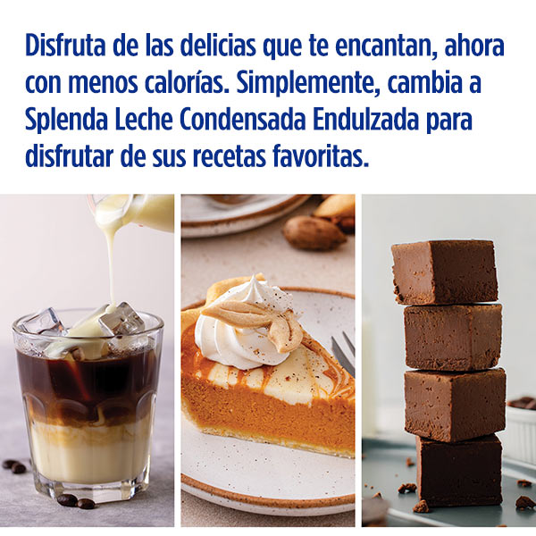 Splenda Leche Condensada Endulzada - Úsala en tus recetas favoritas