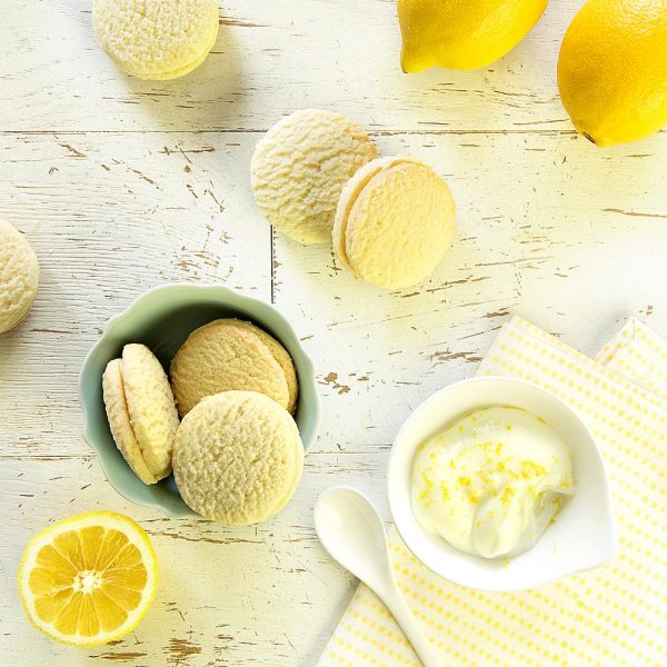 Lemon-Filled Macarons