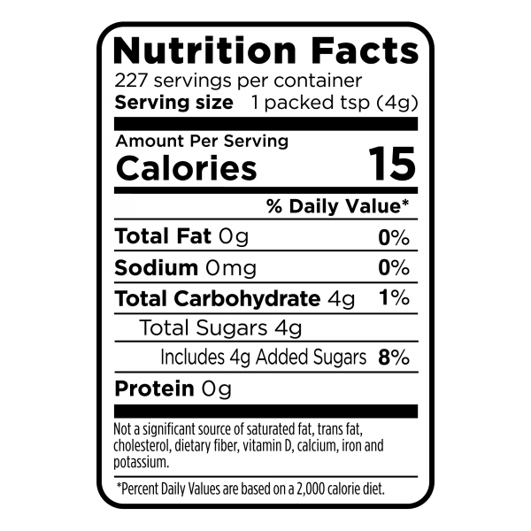 SPLENDA® mezcla de azúcar 4/2 libra de bolsas de nutrición