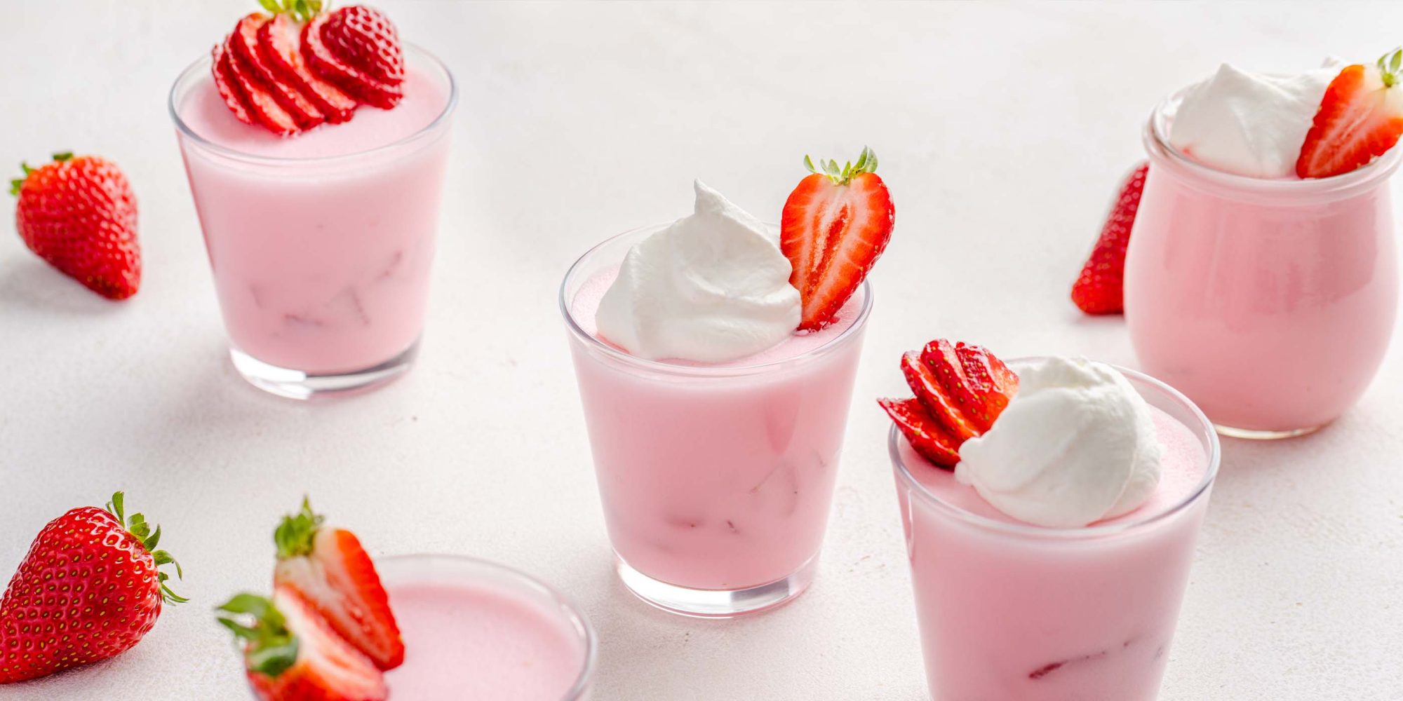 Strawberry Yogurt Whips